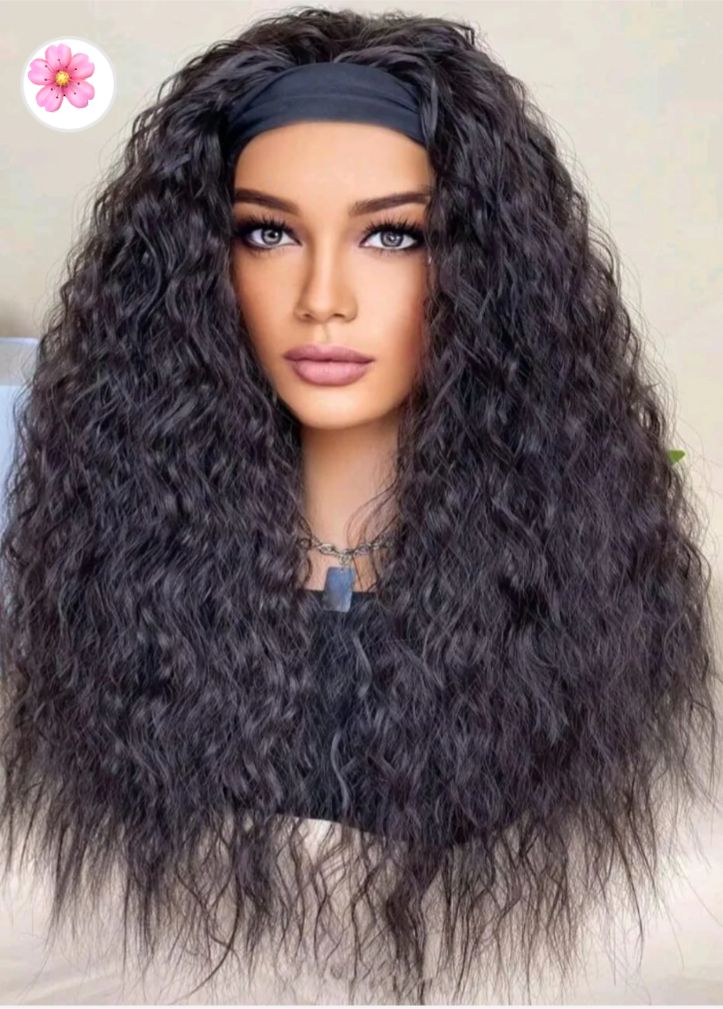Nairobi Dark Brown Headband Human Hair Wig